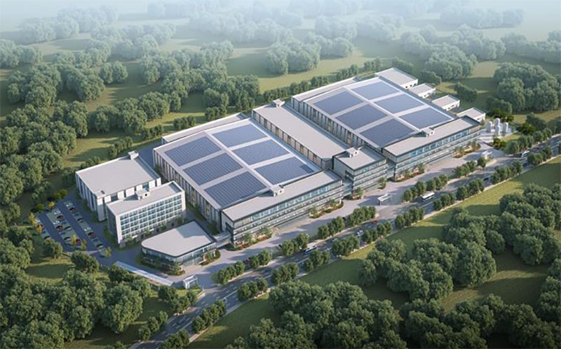 云和首條晶圓產(chǎn)線主廠房封頂，百億級(jí)“芯”引擎全面加速！